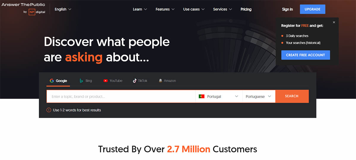 answer the public website